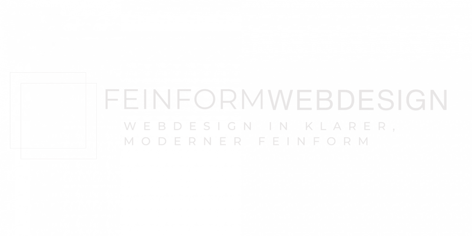 Feinform-Wegbdesign für Handwerker, Dienstleister und kleine Unternehmen