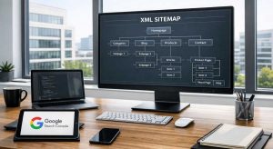 Visualisierung einer XML-Sitemap für WordPress. Indexierung bei Google
