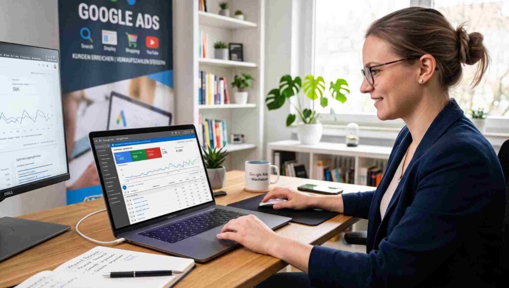 google-ads-expertin-bei-der-erstellung-einer-kampagne